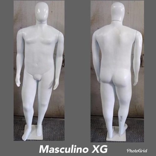 MANEQUIM MASCULINO XG BRANCO